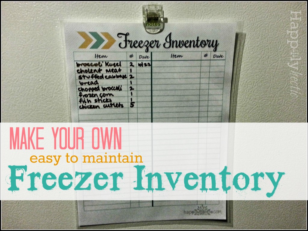 Freezer Inventory