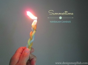 A Very Jewish Summer:  Havdalah Candles and a Shabbat Picnic