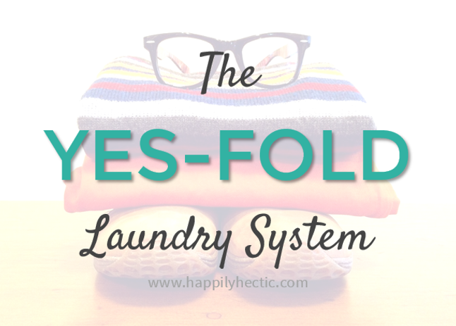 Yes-Fold Laundry System: For Those Who Need to Fold