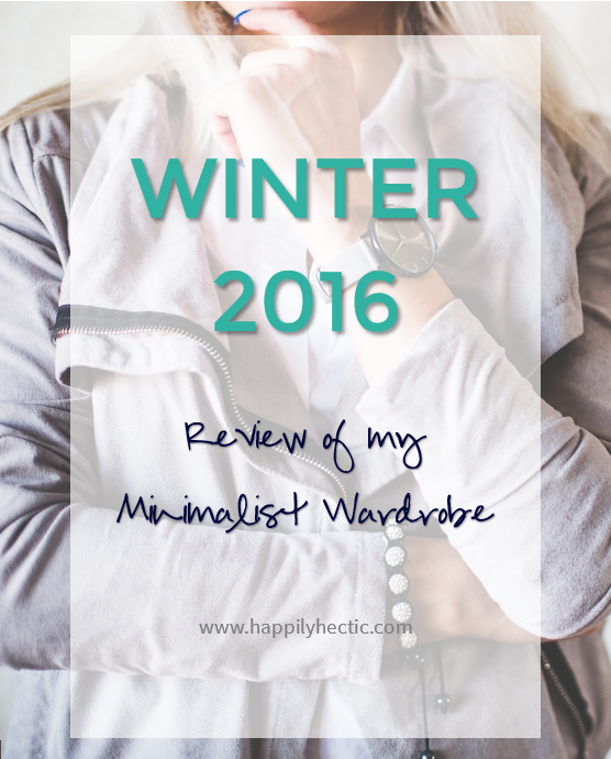 Review of My Winter 2016 Minimalist Wardrobe – What I liked and What I’ll Do Differently Next Time Around