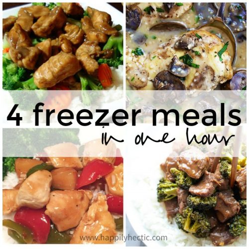 4 Freezer Meals in an Hour!