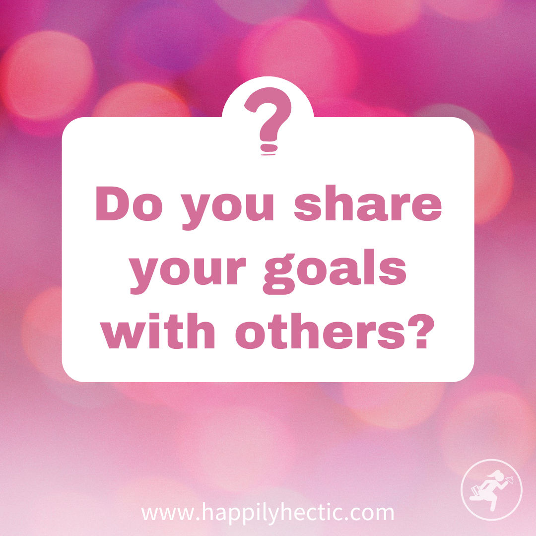 Do you share your goals?